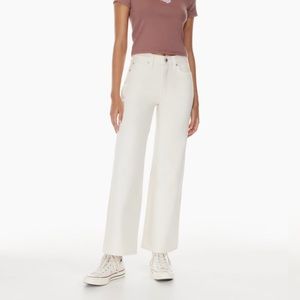 NWT ARITZIA SUNDAY BEST JUPITER JEAN (size: 4, color: unbleached)